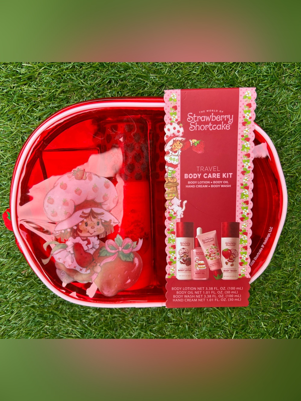 Strawberry Shortcake Travel Body Care Kit Cosmetic Bag
